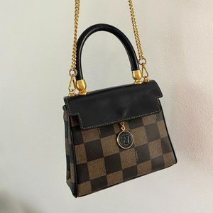 Fendi Vintage checkerboard Handle bag